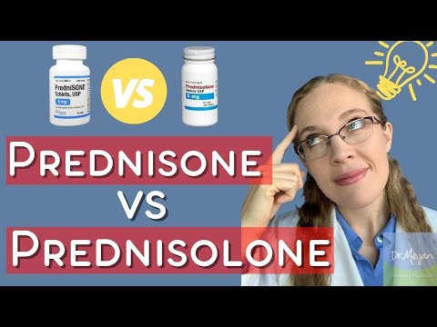 Prednisone Vs Prednisolone