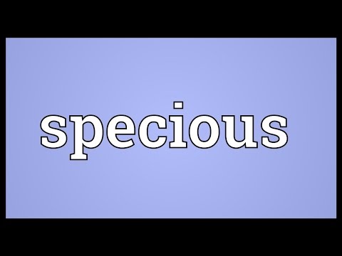 Specious Meaning