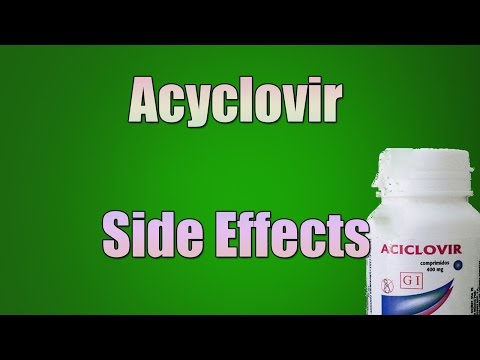 Acyclovir Side Effects - Acyclovir Tablets, Capsules, Suspension (Oral)