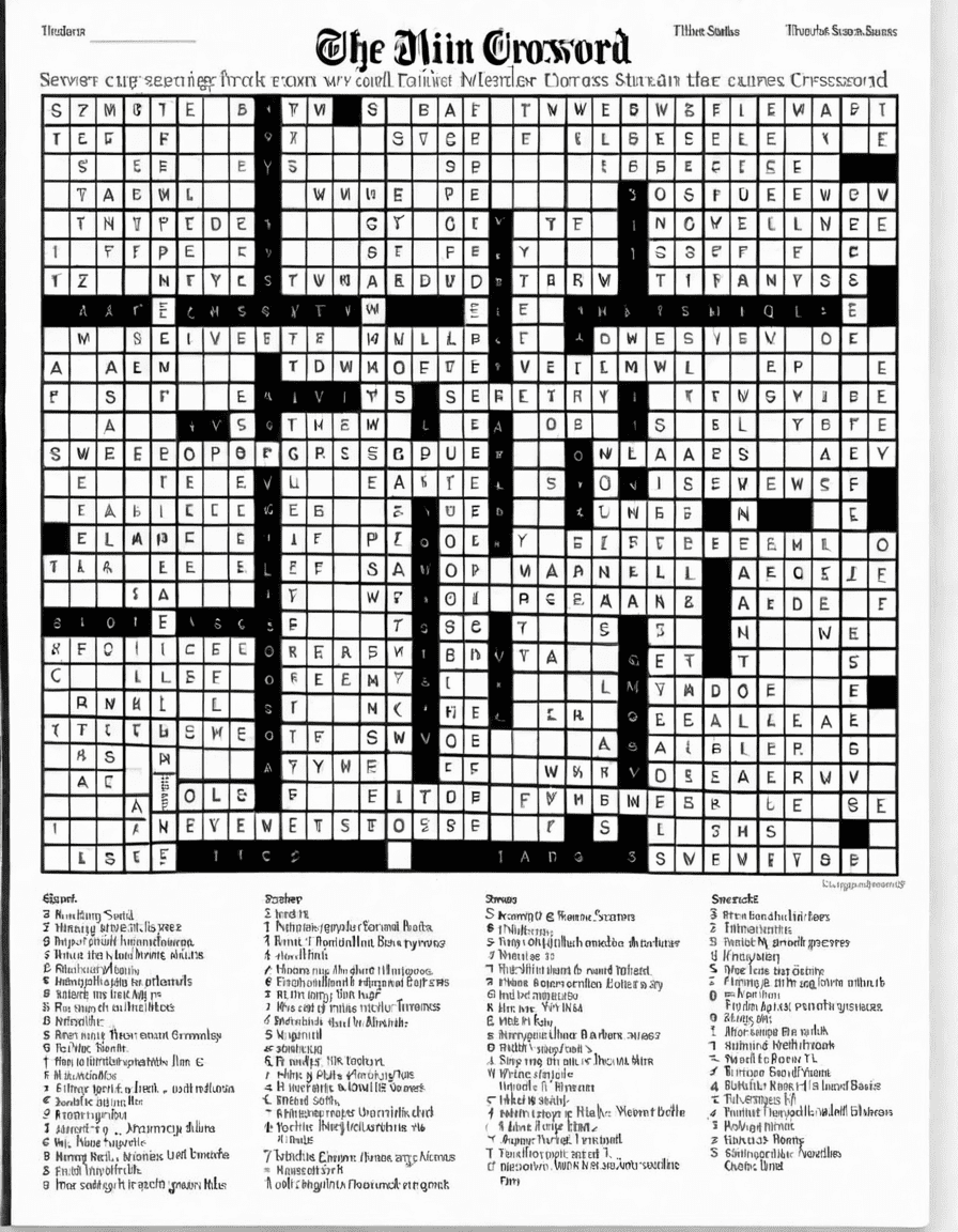 nyt mini crossword answers