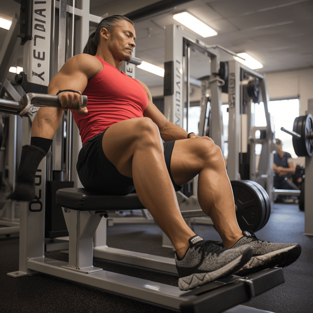 leg press glutes