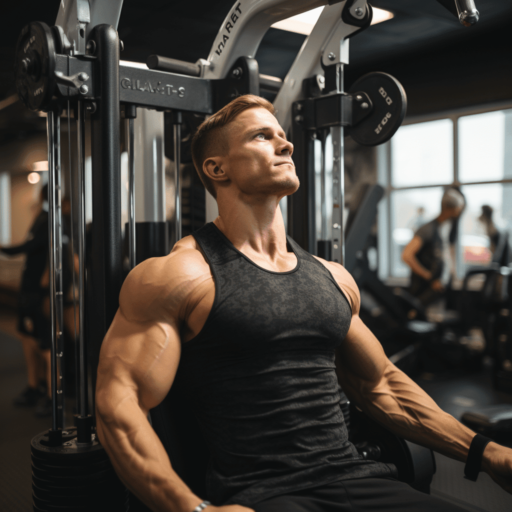 machine shoulder press