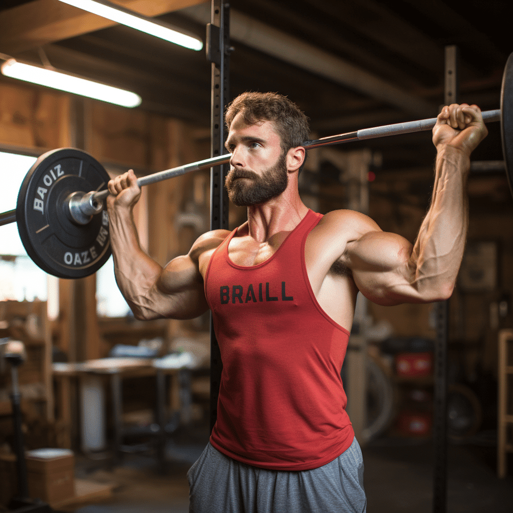 barbell press