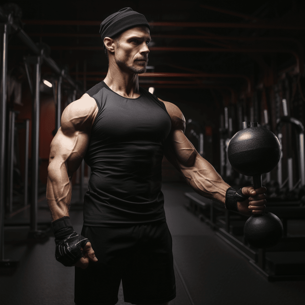 tricep workout with dumbbells