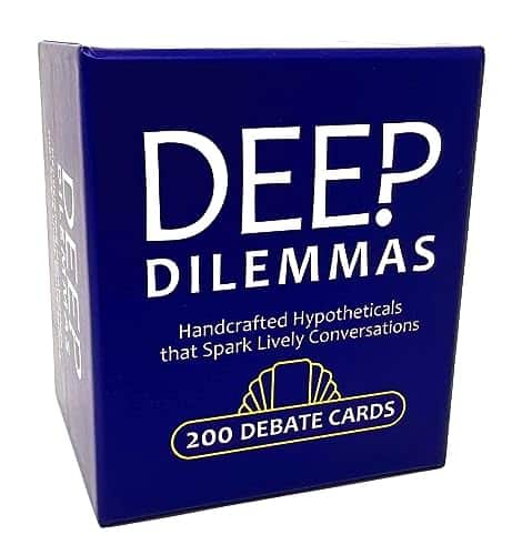 Deep Dilemmas 'Would You Rather' Conversation Cards For Ridiculous Debates &Amp; Better Relationships. Original Ice Breaker Question Cards For Couples, Friends, &Amp; Family Adults +