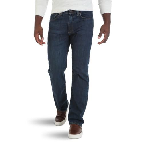 Wrangler Authentics Men'S Big &Amp; Tall Comfort Flex Waist Relaxed Fit Jean, Carbon, X L
