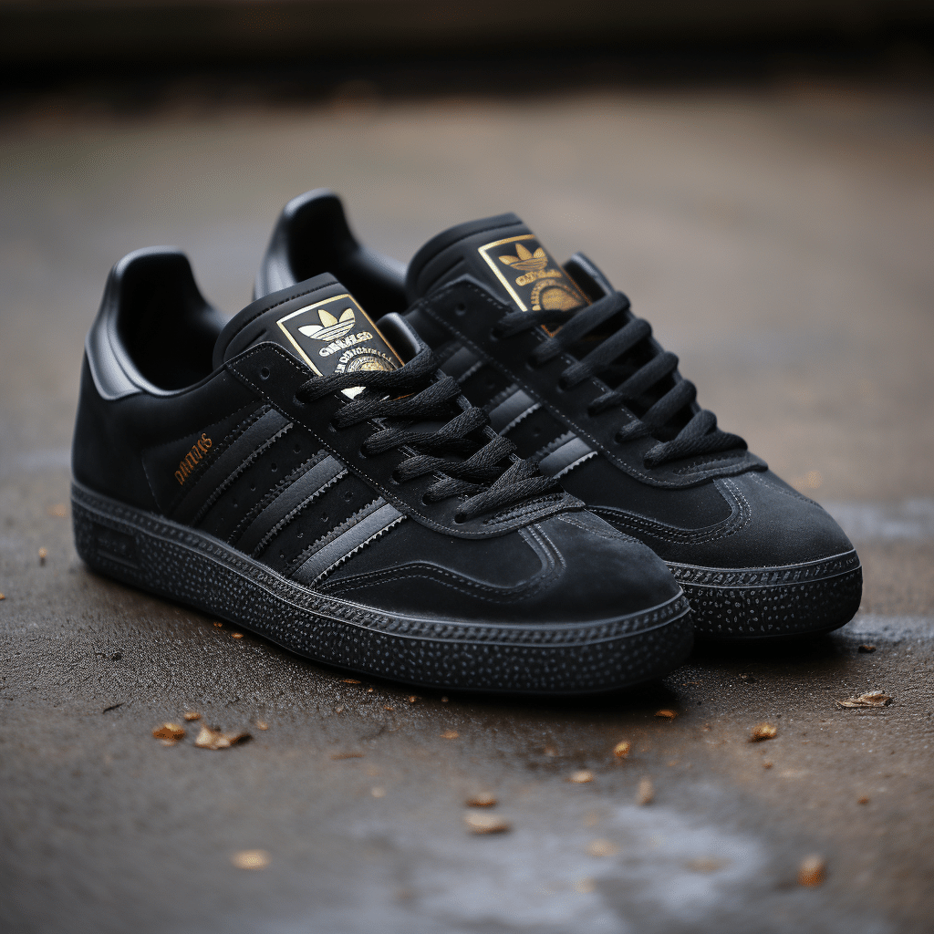 black adidas shoes