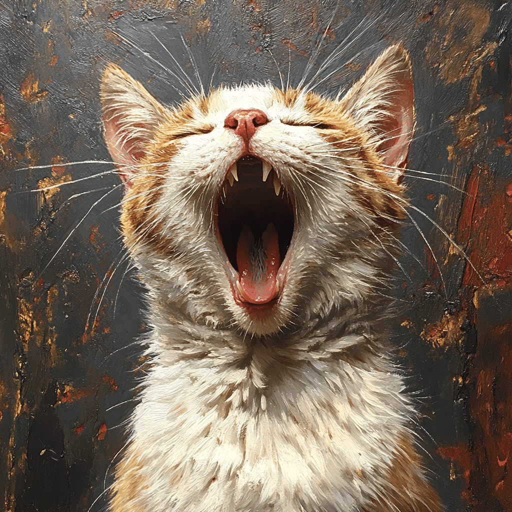 yawning