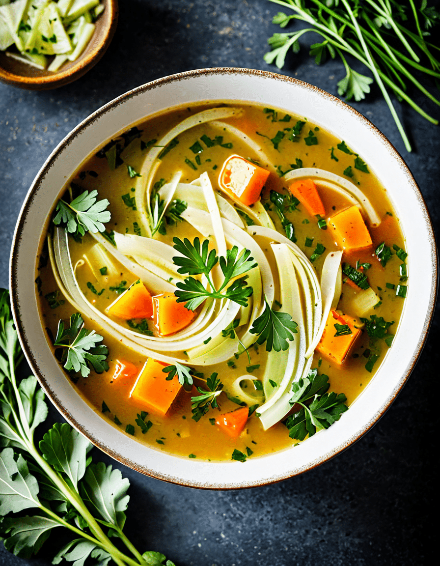 and cabbage soup