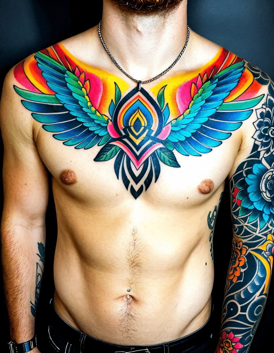 chest tattoos for men