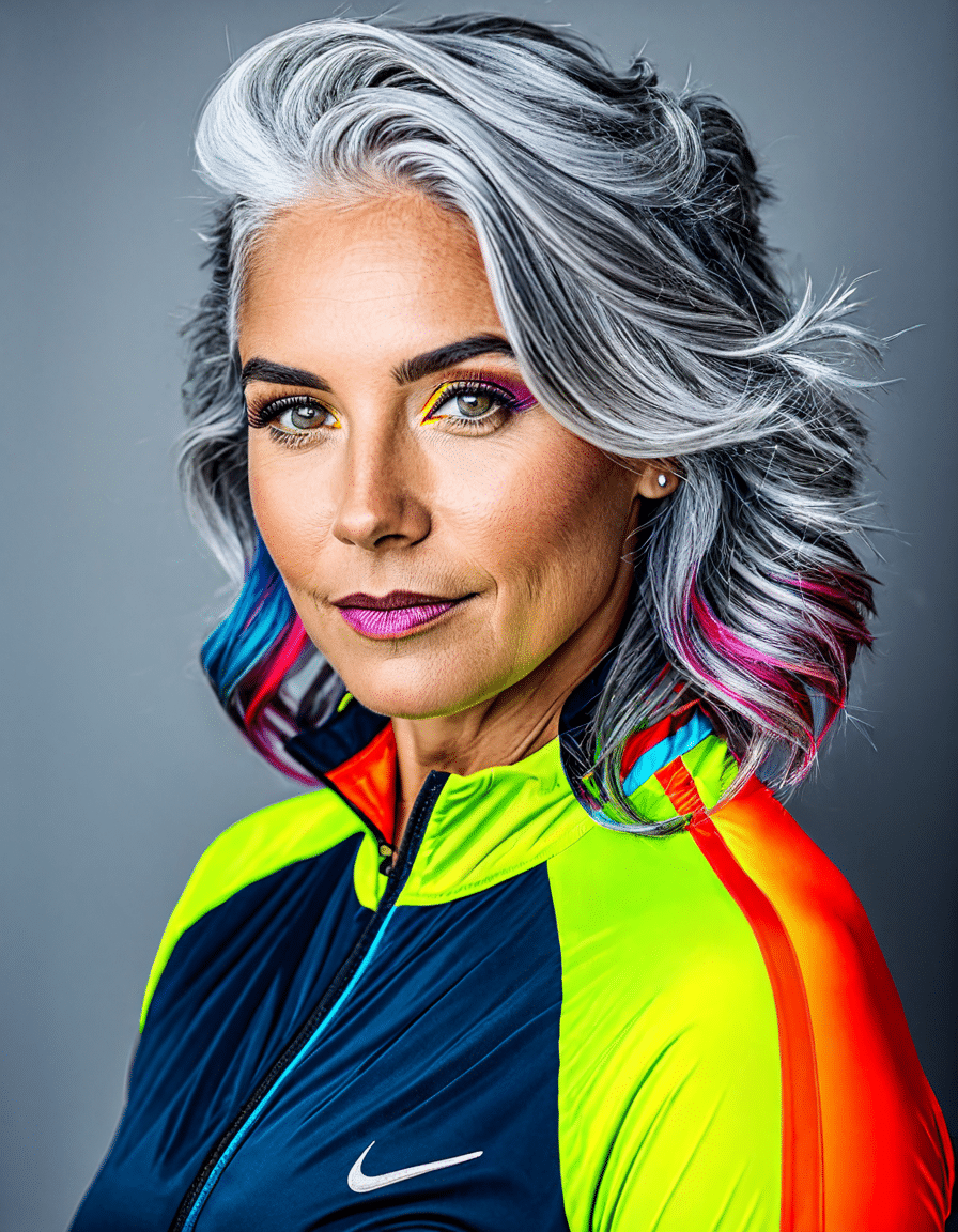 grey hair