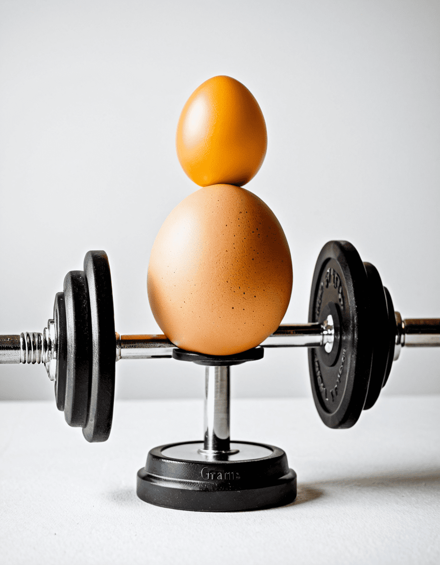 grams of protein in an egg