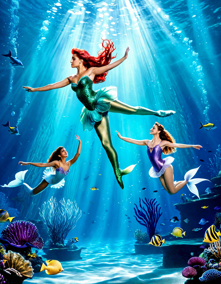 cast of the little mermaid 2025 film