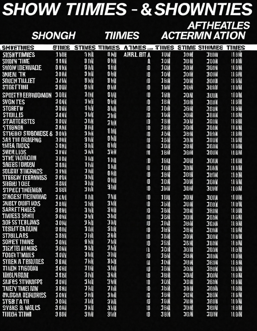 showtimes